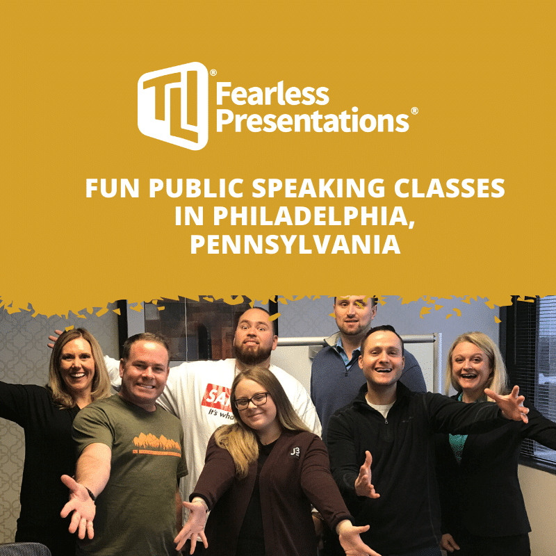 Philadelphia, Pennsylvania Public Speaking Class Schedule