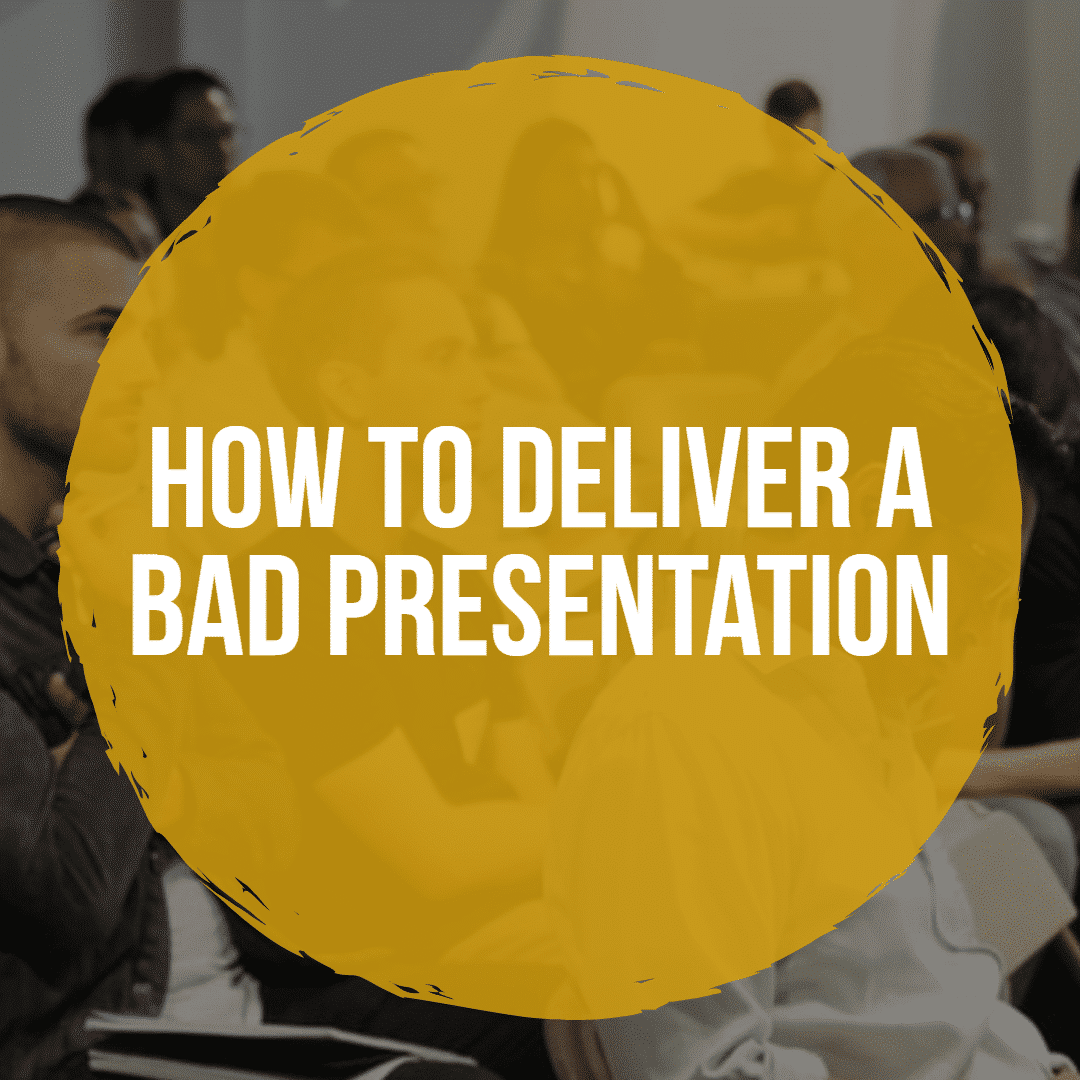 presentation are bad